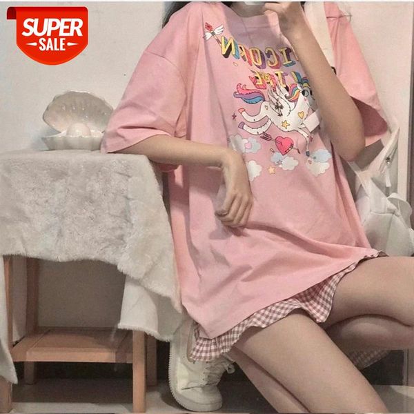 vigor girl short-sleeved t-shirt new korean version of harajuku bf wind student loose half-sleeved trend #of9b, White
vigor girl short-sleeved t-shirt new korean version of harajuku bf wind student loose half-sleeved trend #of9b, White