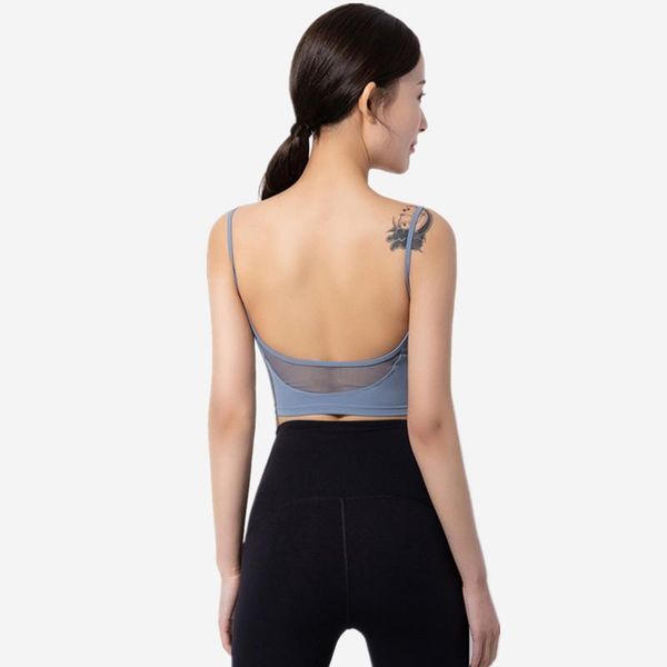 net yarn patchwork big u back women yoga vest shockproof training quick drying sports bra outdoor running cycling camisole outfit
net yarn patchwork big u back women yoga vest shockproof training quick drying sports bra outdoor running cycling camisole outfit