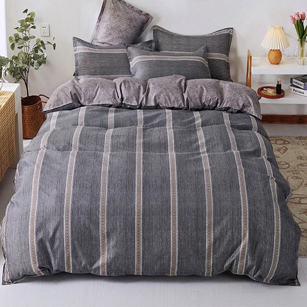 bedding sets home polyester 3/4pcs set twin double full duvet cover flat bed sheet pillowcase linen bedroom bedclothes stripes
bedding sets home polyester 3/4pcs set twin double full duvet cover flat bed sheet pillowcase linen bedroom bedclothes stripes
