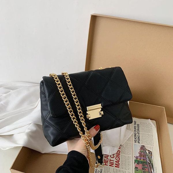 small pu leather crossbody shoulder bag for women 2021 spring summer luxury handbags lady chain purses lingge design bags
small pu leather crossbody shoulder bag for women 2021 spring summer luxury handbags lady chain purses lingge design bags