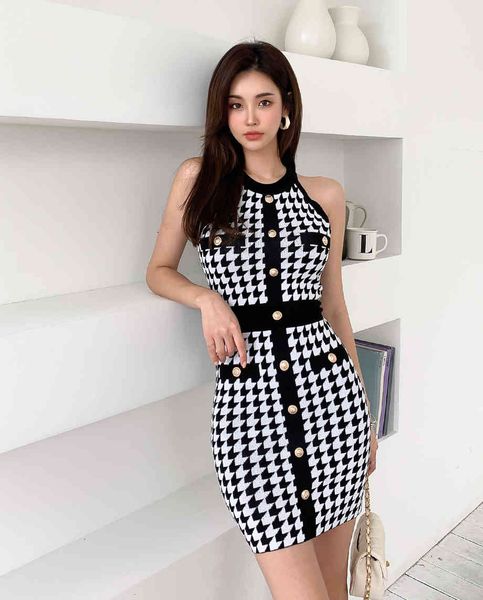 casual dresses vintage slim halter neck plaid print summer knitted bodycon midi pencil dress women tank sundress party mini d, Black;gray
casual dresses vintage slim halter neck plaid print summer knitted bodycon midi pencil dress women tank sundress party mini d, Black;gray