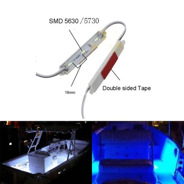 2x marine large warm white blue 12 volt waterproof led courtesy/utility lights modules
2x marine large warm white blue 12 volt waterproof led courtesy/utility lights modules