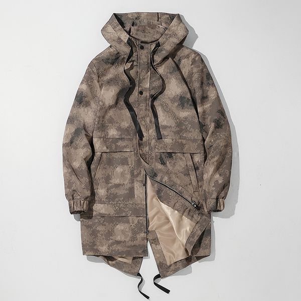 men's jackets autumn fashion japanese loose casual jacket, mid-length camouflage hooded jacket windbreaker 1210a170f02 kul6, Black;brown
men's jackets autumn fashion japanese loose casual jacket, mid-length camouflage hooded jacket windbreaker 1210a170f02 kul6, Black;brown