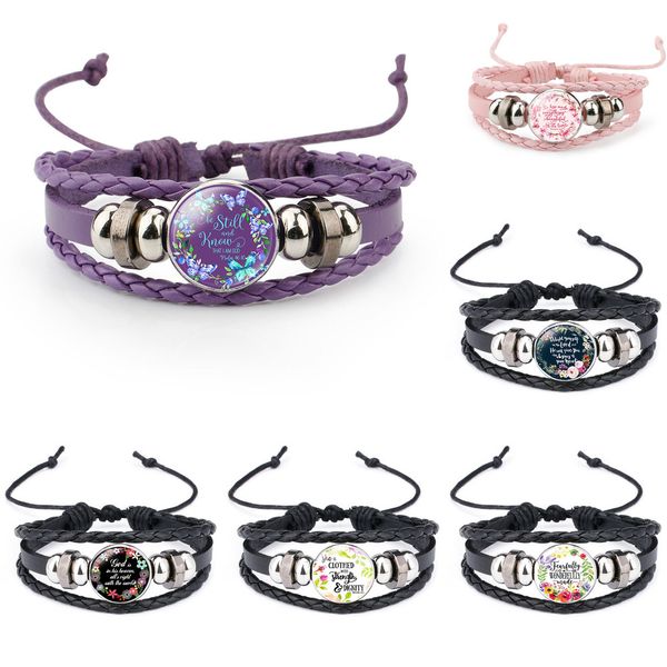 religious christian scripture proverbs charm leather wrap bracelet bangle for women men bible verse fashion faith jewelry gift, Golden;silver
religious christian scripture proverbs charm leather wrap bracelet bangle for women men bible verse fashion faith jewelry gift, Golden;silver