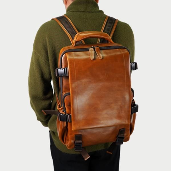 backpack mens shoulder bag multi-functional leather lapflap college schoolbag outbound travel luggage bags gift mochilas
backpack mens shoulder bag multi-functional leather lapflap college schoolbag outbound travel luggage bags gift mochilas