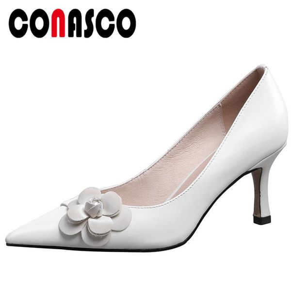 dress shoes conasco fashion elegant casual office women pumps genuine leather cow patent flower high heels spring summer woman, Black
dress shoes conasco fashion elegant casual office women pumps genuine leather cow patent flower high heels spring summer woman, Black