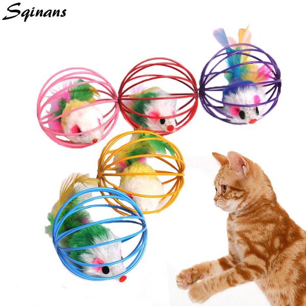 cat toys sqinans 1pc hollow balls diameter 6cm feather mouse for kitten funny interactive mice pet animal products
cat toys sqinans 1pc hollow balls diameter 6cm feather mouse for kitten funny interactive mice pet animal products