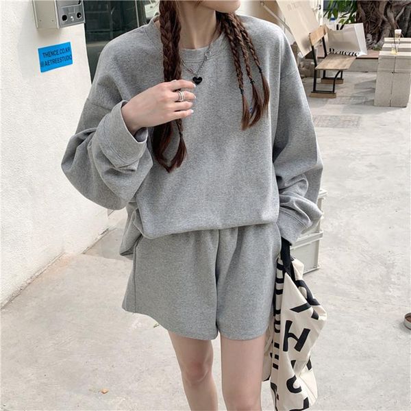 women's tracksuits alien kitty 2021 autumn ladies suit thin long-sleeved o neck letter printed sweatshirts casual basic high-waist shor, Gray
women's tracksuits alien kitty 2021 autumn ladies suit thin long-sleeved o neck letter printed sweatshirts casual basic high-waist shor, Gray
