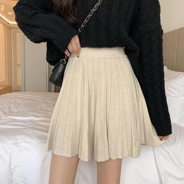 skirts pleated mini women solid elastic waist kawaii casual summer trendy lovely students knitting fashion shorts, Black
skirts pleated mini women solid elastic waist kawaii casual summer trendy lovely students knitting fashion shorts, Black
