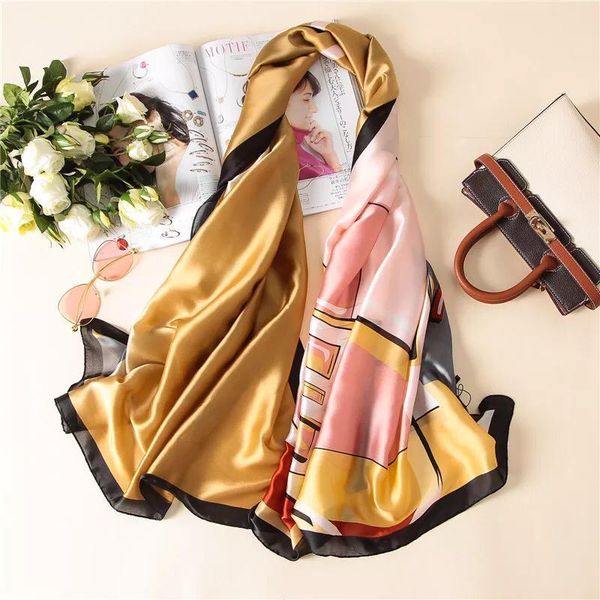 yulaili fashion women's chiffon colorful printed silk scarf summer beach shawls and wraps lady mother's day gifts scarves, Blue;gray
yulaili fashion women's chiffon colorful printed silk scarf summer beach shawls and wraps lady mother's day gifts scarves, Blue;gray