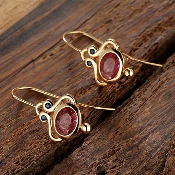 dangle & chandelier charm crystal wedding earrings antique red oval stone drop vintage fashion yellow gold color for women, Silver
dangle & chandelier charm crystal wedding earrings antique red oval stone drop vintage fashion yellow gold color for women, Silver