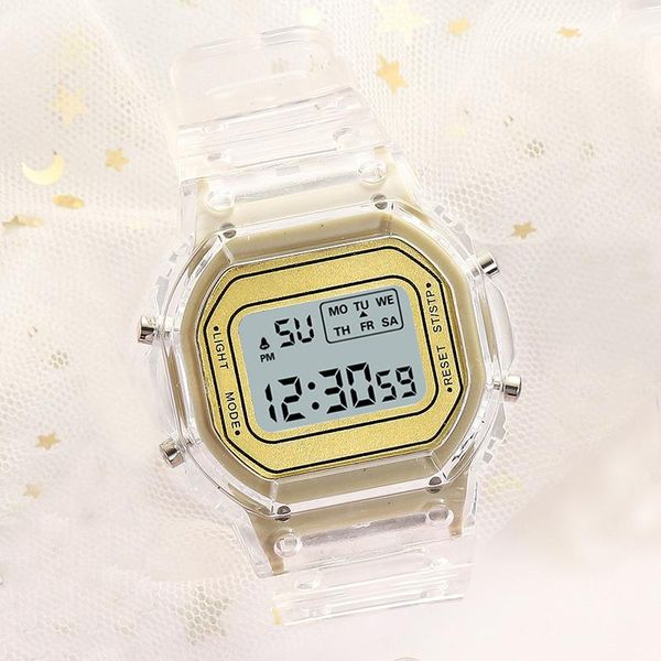 wristwatches luxury women digital watch led electronic wrist luminous clock waterproof sport watches montre femme, Slivery;brown
wristwatches luxury women digital watch led electronic wrist luminous clock waterproof sport watches montre femme, Slivery;brown