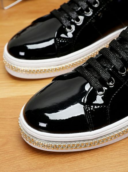 fashion men casual shoes and women's shoes luxury super high version the original perfectly fit 38-44, Black