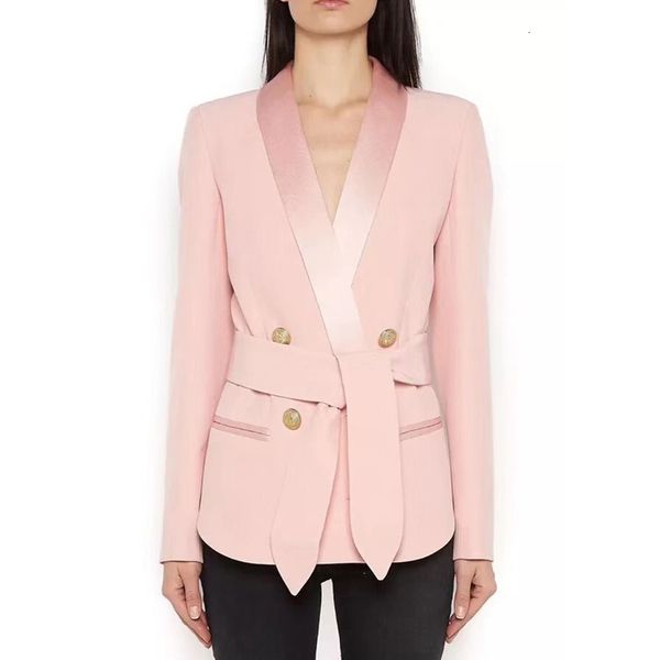 excellent quality stylish career for women shawl collar lion buttons lacing belt blazer jacket 201013, White;black
excellent quality stylish career for women shawl collar lion buttons lacing belt blazer jacket 201013, White;black