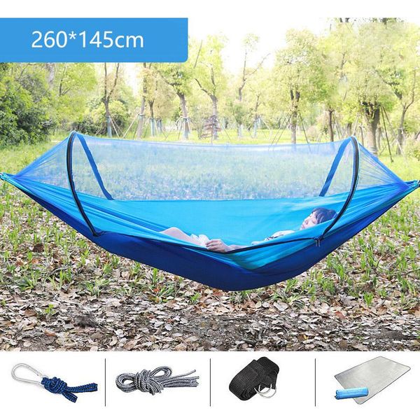 sleeping bags portable outdoor camping hammock with mosquito net high strength parachute fabric canopy hanging bed hunting swing
sleeping bags portable outdoor camping hammock with mosquito net high strength parachute fabric canopy hanging bed hunting swing