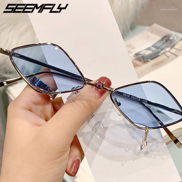 seemfly women sunglasses fashion metal frame sun glasses uv400 shades ladies pendant eyeglasses outdoor driving eyewear goggle, White;black
seemfly women sunglasses fashion metal frame sun glasses uv400 shades ladies pendant eyeglasses outdoor driving eyewear goggle, White;black