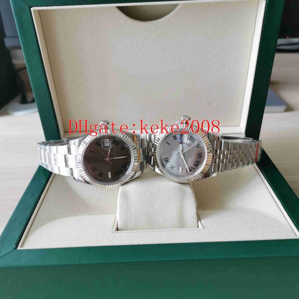 2 style men wristwatches bp maker 41mm 126300 stainless jubilee bands 2813 movement mechanical automatic mens watch watches with box papers, Slivery;brown
2 style men wristwatches bp maker 41mm 126300 stainless jubilee bands 2813 movement mechanical automatic mens watch watches with box papers, Slivery;brown