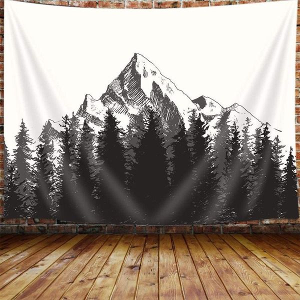 tapestries black white mountain tapestry fall fir forest wall hanging blanket for bedroom aesthetic room decor bohemian curtains
tapestries black white mountain tapestry fall fir forest wall hanging blanket for bedroom aesthetic room decor bohemian curtains
