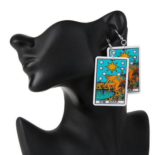 dangle & chandelier 1pair tarot deck card drop earring 57*37mm flatback crafts sun moon star and lovers divination board charms fashion jewe, Silver
dangle & chandelier 1pair tarot deck card drop earring 57*37mm flatback crafts sun moon star and lovers divination board charms fashion jewe, Silver
