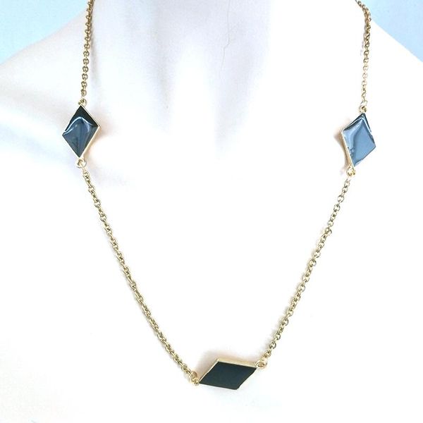 pendant necklaces 2021 gold 3 color ctitched rhombus for women gift ethnic bohemian choker long necklace drop, Silver
pendant necklaces 2021 gold 3 color ctitched rhombus for women gift ethnic bohemian choker long necklace drop, Silver