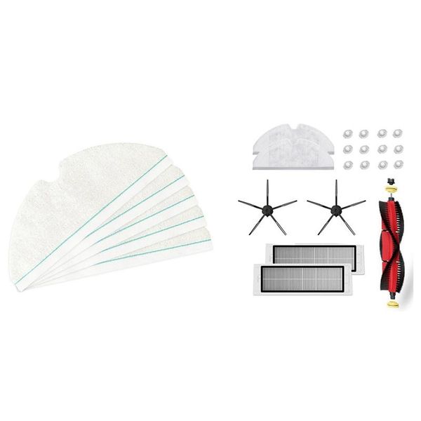 set vacuum cleaner parts: 1 disposable wipes & washable hepa filter main brush side cleaners
set vacuum cleaner parts: 1 disposable wipes & washable hepa filter main brush side cleaners