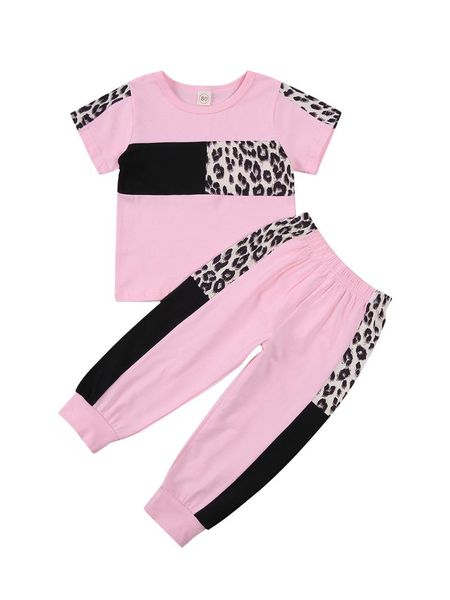 girls casual two-piece clothes set round collar short sleeve and pants pink/ grey/ black clothing sets, White
girls casual two-piece clothes set round collar short sleeve and pants pink/ grey/ black clothing sets, White