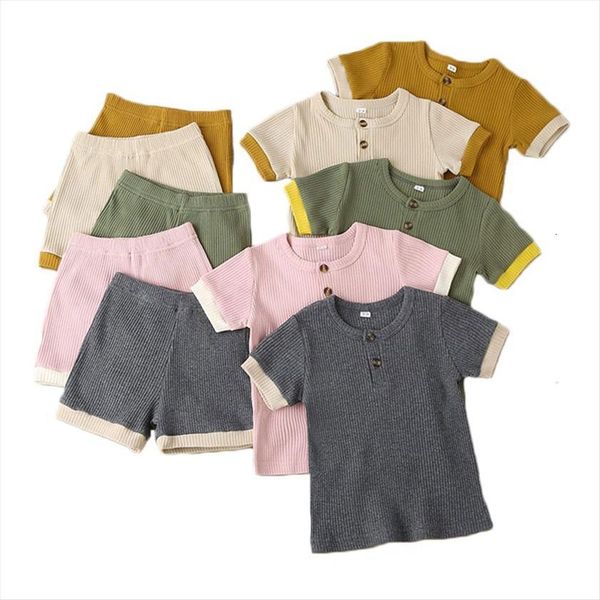 kids children baby girls boys summer ribbed solid clothes sets short sleeve t shirt shorts 2pcs outfits, White
kids children baby girls boys summer ribbed solid clothes sets short sleeve t shirt shorts 2pcs outfits, White