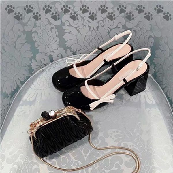 bow mary jane miu * sandals women's 2021 new square head button women's high heeled shoes yw, Black
bow mary jane miu * sandals women's 2021 new square head button women's high heeled shoes yw, Black