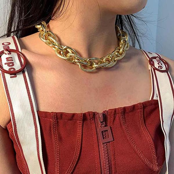 chains women's punk choker necklace gold thick beach party night club everyday necklaces jewellery steampunk jewelry, Silver
chains women's punk choker necklace gold thick beach party night club everyday necklaces jewellery steampunk jewelry, Silver