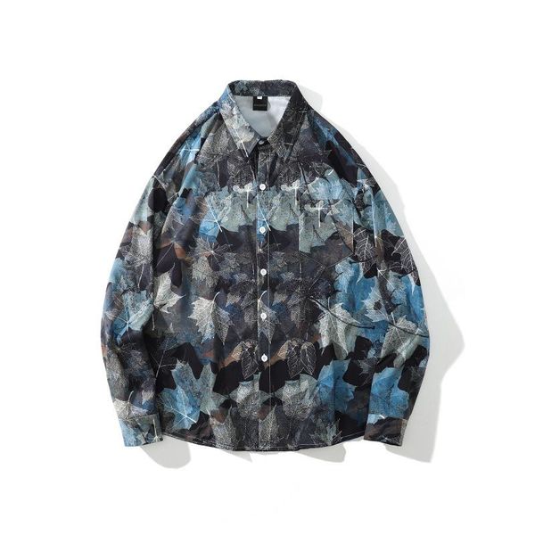 men's casual shirts brand streetwear shirt hip hop print long sleeve blouse harajuku loose coat fashion button, White;black
men's casual shirts brand streetwear shirt hip hop print long sleeve blouse harajuku loose coat fashion button, White;black