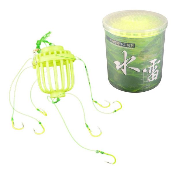 fluorescent trap hook sharp green fishing cage high strength pe wave belt buckle design bait for night hooks
fluorescent trap hook sharp green fishing cage high strength pe wave belt buckle design bait for night hooks