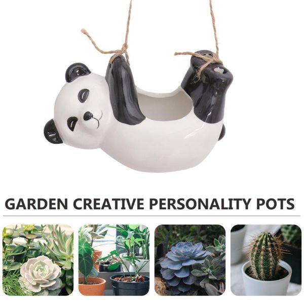 vases 1pc ceramic animal succulent plant pot lovely panda shaped indoor planter black
vases 1pc ceramic animal succulent plant pot lovely panda shaped indoor planter black