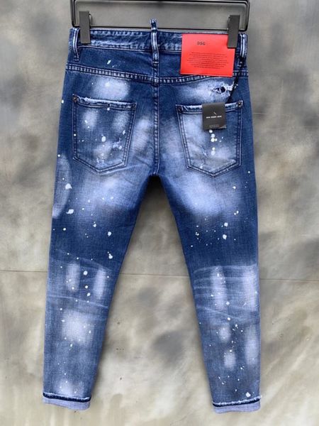 men's jeans mens luxury designer ny ripped cool guy causal hole denim jean fashion brand fit men washed pants 12664, Blue
men's jeans mens luxury designer ny ripped cool guy causal hole denim jean fashion brand fit men washed pants 12664, Blue