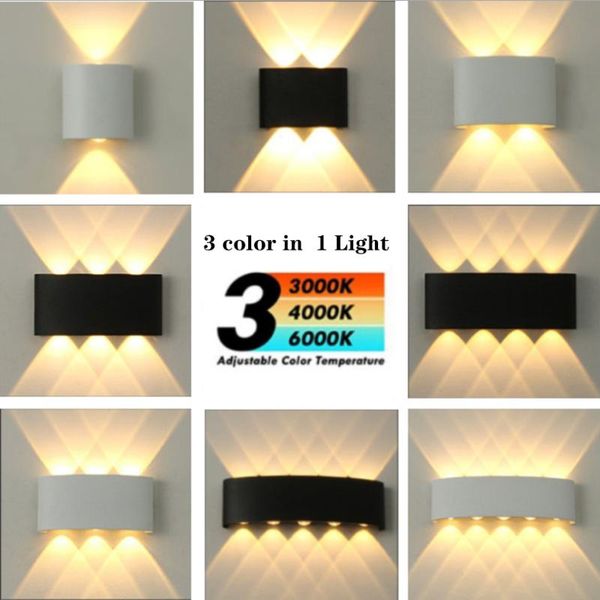 wall lamps led light 3 color changable waterproof porch lights aluminum lamp for yard corridor indoor bedroom decor lighting
wall lamps led light 3 color changable waterproof porch lights aluminum lamp for yard corridor indoor bedroom decor lighting