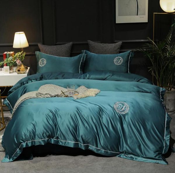 bedding sets chic embroidered satin duvet cover set king size 4pcs silk cotton pure color soft sheet pillowcase bed linen
bedding sets chic embroidered satin duvet cover set king size 4pcs silk cotton pure color soft sheet pillowcase bed linen