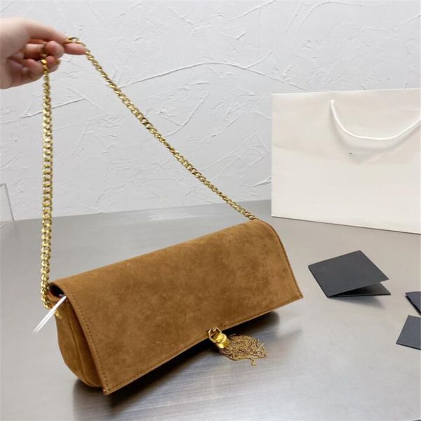 2021 nubuck leather envelope messenger bags france womens y classic falp double chains crossbody shoulder soft designer elegant lady tassel
2021 nubuck leather envelope messenger bags france womens y classic falp double chains crossbody shoulder soft designer elegant lady tassel