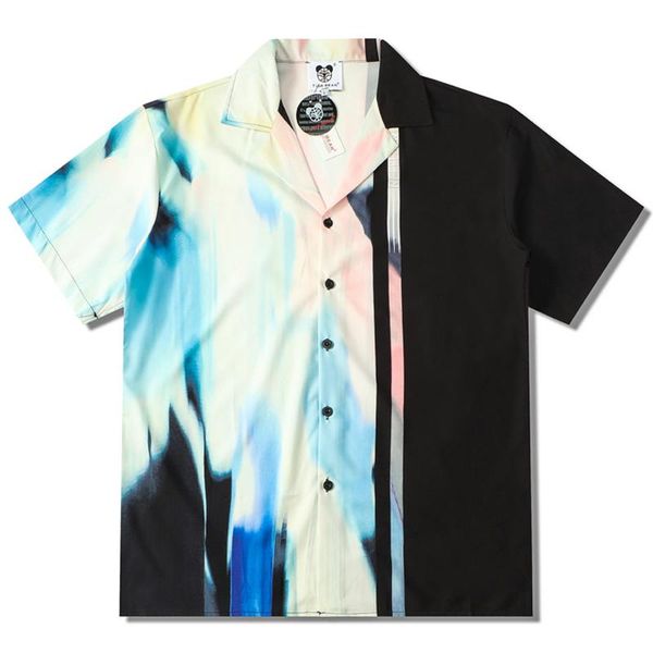 men's casual shirts men hawaiian beach harajuku vintage printed shirt hip hop streetwear holiday male thin material tropical top, White;black
men's casual shirts men hawaiian beach harajuku vintage printed shirt hip hop streetwear holiday male thin material tropical top, White;black