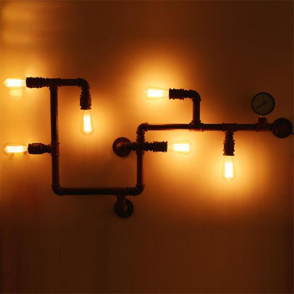 wall lamps loft retro pipe industrial aisle dining room deco american restaurant bar iron sconces lights fixtures
wall lamps loft retro pipe industrial aisle dining room deco american restaurant bar iron sconces lights fixtures