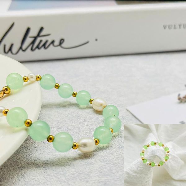 earrings & necklace fashion natural stone jewelry sets for women bohemian wrap bracelet ring set green fresh sweet accessories party gifts, Silver
earrings & necklace fashion natural stone jewelry sets for women bohemian wrap bracelet ring set green fresh sweet accessories party gifts, Silver