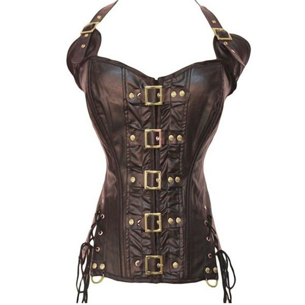 woman bustiers 2016 new halter sweetheart leather overbust buckle-up body shapewear corset bustier, Black;white
woman bustiers 2016 new halter sweetheart leather overbust buckle-up body shapewear corset bustier, Black;white