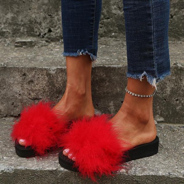 slippers 2021 women's outer wear fashionable furry flip-flops wedge platform casual fashion chanclas summer shoes zapatillas, Black
slippers 2021 women's outer wear fashionable furry flip-flops wedge platform casual fashion chanclas summer shoes zapatillas, Black