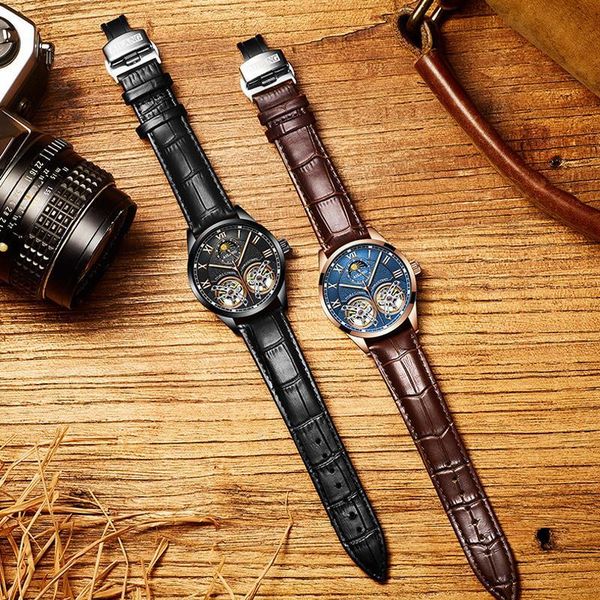 wristwatches relogio automatico masculino brand ailang luxury automatic watch men tourbillon mechanical sport military clock, Slivery;brown
wristwatches relogio automatico masculino brand ailang luxury automatic watch men tourbillon mechanical sport military clock, Slivery;brown