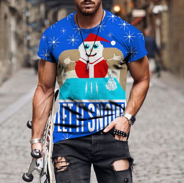 tees,polos plus-size fashion man 2021 summer cartoon snowman 3d digital printing loose fitting pullover men's round neck short sleeve t
tees,polos plus-size fashion man 2021 summer cartoon snowman 3d digital printing loose fitting pullover men's round neck short sleeve t