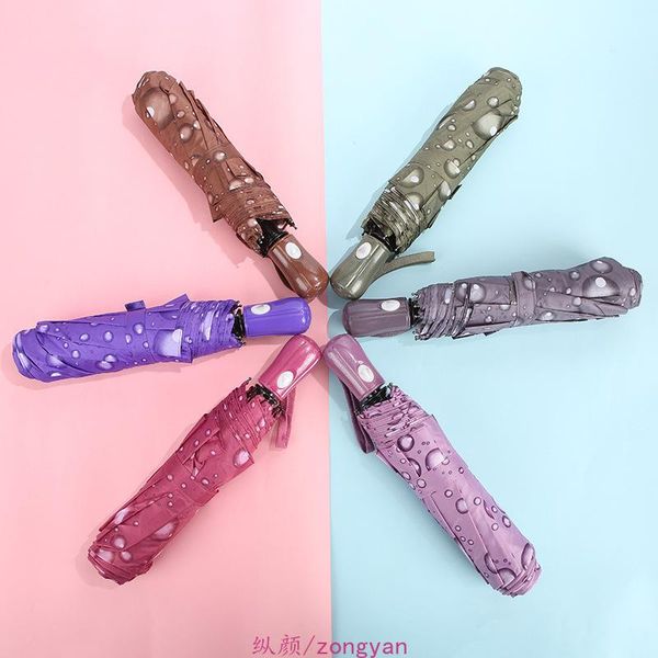 umbrellas umbrella water droplets men and women three fold automatic sunny windproof waterproof anti-rebound uv
umbrellas umbrella water droplets men and women three fold automatic sunny windproof waterproof anti-rebound uv