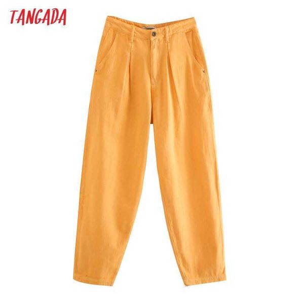 tangada fashion women orange loose jeans pants long trousers pockets buttons female pants je131 210609, Blue
tangada fashion women orange loose jeans pants long trousers pockets buttons female pants je131 210609, Blue