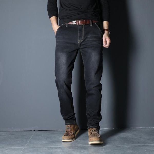 men's jeans men american style large size fall denim trouser solid color secret pocket anti-theft business simple casual straight male, Blue
men's jeans men american style large size fall denim trouser solid color secret pocket anti-theft business simple casual straight male, Blue