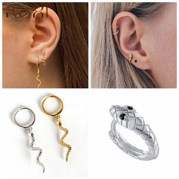 hoop & huggie roxi vintage long serpentine snakes earrings for women girls punk animal 100% 925 sterling silver snake, Golden;silver
hoop & huggie roxi vintage long serpentine snakes earrings for women girls punk animal 100% 925 sterling silver snake, Golden;silver