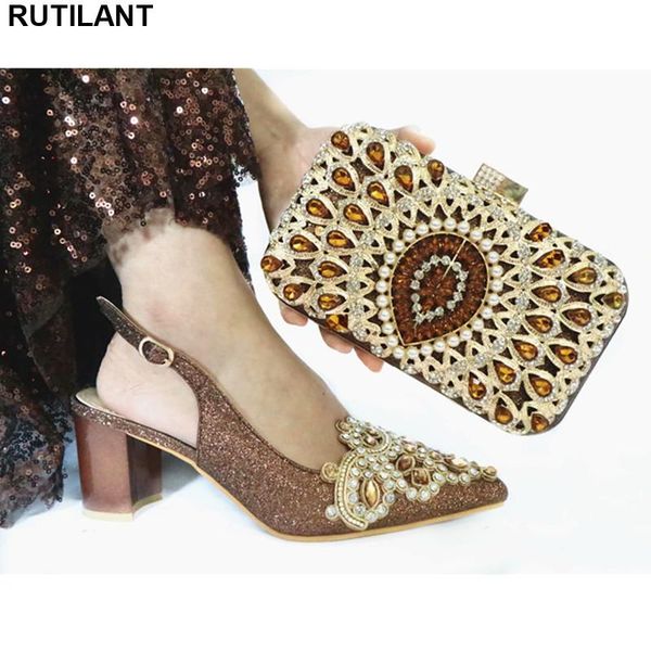 dress shoes arrival italian shoe and bag set for party in women nigerian with decorated rhinestone, Black
dress shoes arrival italian shoe and bag set for party in women nigerian with decorated rhinestone, Black