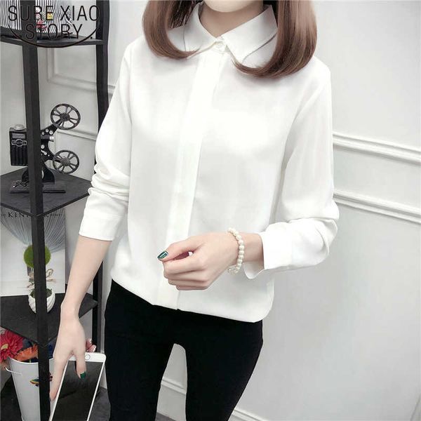 full chiffon women blouses notched solid long sleeve womens and blouses casual regular 4xl plus size autumn 5055 50 210527, White
full chiffon women blouses notched solid long sleeve womens and blouses casual regular 4xl plus size autumn 5055 50 210527, White