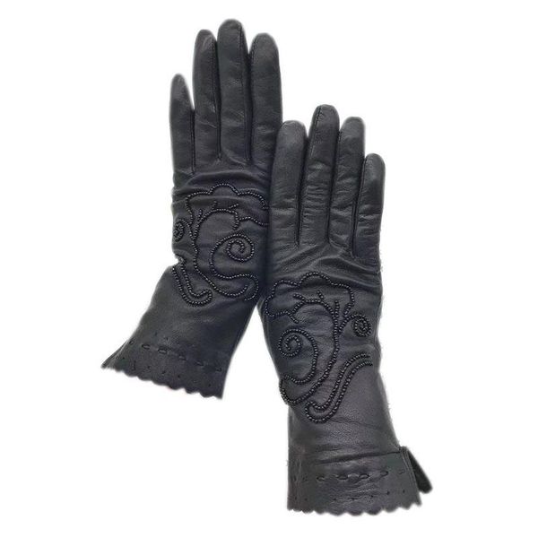 five fingers gloves winter ladies fashion wrist sheepskin black driving sports outdoor warm 2021 leather explosion style p, Blue;gray
five fingers gloves winter ladies fashion wrist sheepskin black driving sports outdoor warm 2021 leather explosion style p, Blue;gray